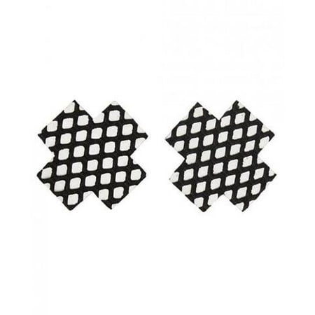 

Coquette Fishnet Cross Pasties