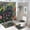 style-532, variant on 4Pcs Shower Curtain Sets with Rugs Shower Curtain And Rugs Shower Curtain Set Spring Cat Colorful Floral Durable And Waterproof Colorful Flower Cat for Bathroom Decor