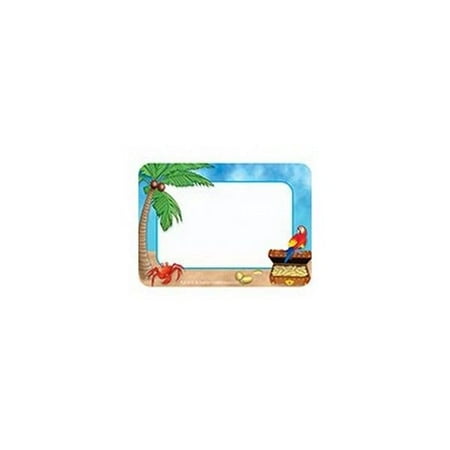tcr5178 island adventure name tags labels school supplies for kids