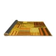 thumbnail image 2 of Ahgly Company Indoor Square Patchwork Yellow Transitional Area Rugs, 4' Square, 2 of 4