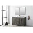 thumbnail image 2 of Vanity Art 54 Inch Double Sink Bathroom Vanity with Ceramic Sink and Engineered Marble Top, Without Mirror, 2 of 5
