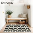 thumbnail image 3 of Ultra Soft Area Rug, Elegant Black & Beige Geometric Area, Non Slip, Stain Resistant, Washable Area Rugs for Living Room, Bedroom(Beige, 3X5), 3 of 8
