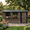 Brown&Black-Flower Rack, variant on 10x8 FT Metal Storage Shed Outdoor, 80 Sq Ft Steel Garden Shed with Vent, Lockable Door, Backyard Tool Storage House, Weather Resistant