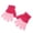 Pink, variant on MeetoTime Kids Winter Gloves Contrast Color Fleece Full Finger Gloves for Boys Girls 0-4 Years