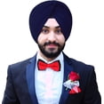thumbnail image 1 of eloria Sikh Turban Cotton Voile Sikh Turban Punjabi Patka Pagri Dastar Fabric Navy Blue, 1 of 1