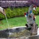 thumbnail image 5 of Muyoka Adorno de jardín resina dinosaurio comiendo gnomos figuritas decorativas dinosaurio comiendo gnomos estatua resistente a la intemperie lindo dinosaurio comiendo gnomos escultura para jardín cés Muyoka Hogar, 5 of 7