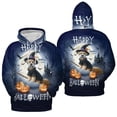 thumbnail image 3 of Happy Halloween Soft Coated Wheaten Terrier Witch Pumpkins Bats All Over Print 3D Hoodie Unisex Merch Hoodies Wheatie Dog Lover - 13012, 3 of 6