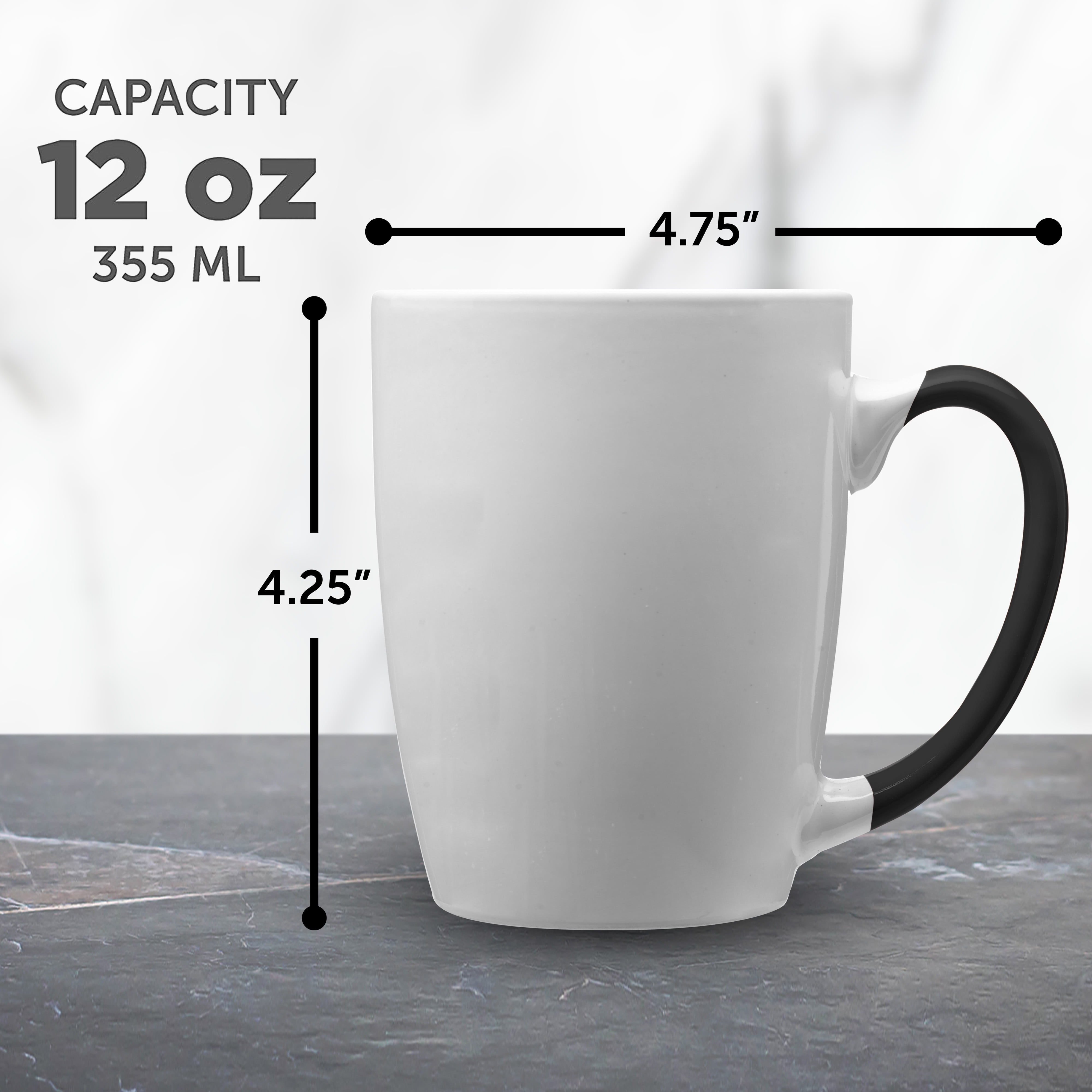 Java Two-Tone Ceramic Latte Cups 12 oz. Set of 10 - Perfect for Beverages -  Orange - Walmart.com
