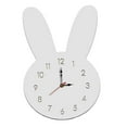 thumbnail image 5 of deevoka Silent Wall Clock Room Decorations Kids Wall Clock for Home Office Farmhouse white, 5 of 9