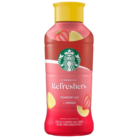 Starbucks Refresher Strawberry Acai Lemonade 40 fl oz