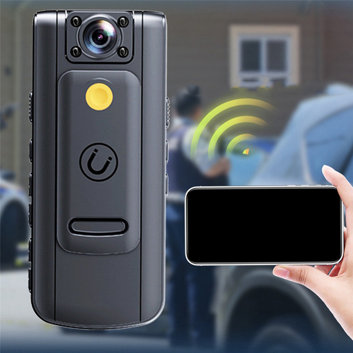 2X Digital Video Camera HD Body Camera Records Audio and Video 7 Hours Battery Life Regular Version