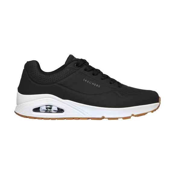 Tenis Skechers Hombre Urbano Moderno Street Uno Suaves negro 28