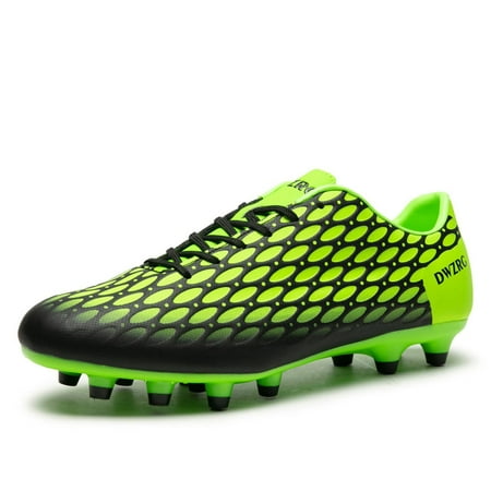 

Mens Lightweight Firm Ground Soccer Cleats Outdoor/Indoor Boys Professional Futsal Training Football Shoes