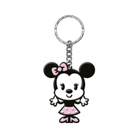 PVC Key Chain - Disney - Cute Minnie Mouse Soft Touch Keyring
