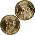 thumbnail image 4 of 2012 P Benjamin Harrison Presidential Dollar BU Uncirculated $1 Coin, 4 of 4