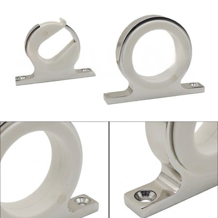 Marine Grade Metal Fishing Rod Holder Single Rod Hanger for Boat Car Van