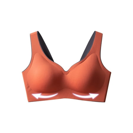 

Hunpta Womens Seamless Lingerie Push Up Wire-Free Sports Buckle Bra