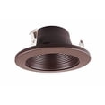thumbnail image 2 of Nicor Lighting 19501OB-OB 4 In. Oil Rub Bronze Baffle Trim, 2 of 4