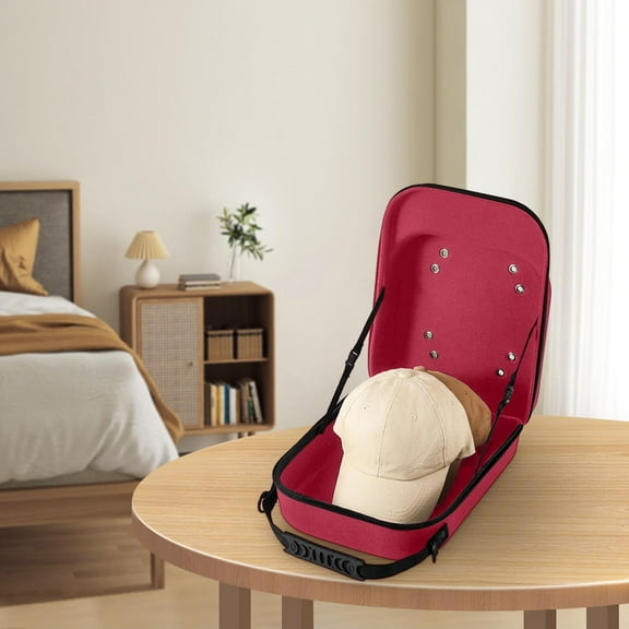 Yooshoverk Cap Storage Bag Cap Storage Bag - Shape Keeper Travel Case for Baseball Caps, Compact & Protective