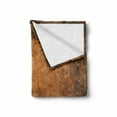thumbnail image 2 of Tan Soft Flannel Fleece Throw Blanket, Aged Old Texture Print Floral Motifs Vintage Upholstery Concept, Cozy Plush for Indoor and Outdoor Use, 50" x 70", Brown Pale Brown Tan, by Ambesonne, 2 of 6