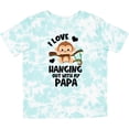 thumbnail image 3 of Inktastic Monkey I Love Hanging out with My Papa Boys or Girls Toddler T-Shirt, 3 of 5