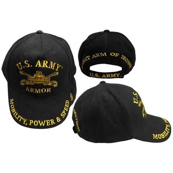 US Army Armor Mobility, Power & Speed Combat Arm of Decision Cap Hat - Licensed