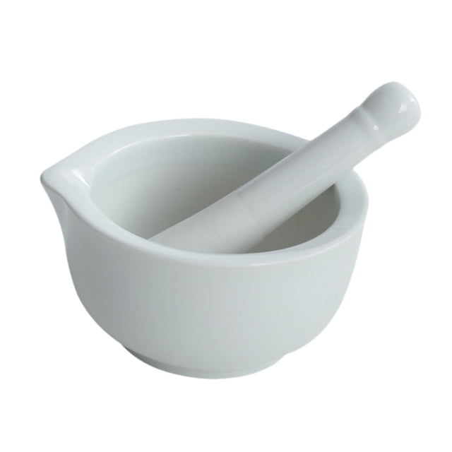 Tazón de molienda de cerámica, herramienta de molinillo de ajo para el hogar, tazón de molienda de alimentos para bebés, mortero de y mortero, tarro de molienda para verduras