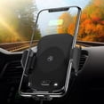 thumbnail image 4 of TELLUR Fast Wireless Car Charger & Motorized Mount, Infrared Sensor, Motorized Locking, Secure Mount, Air Vent, Dashboard, Windshield, Black, 4 of 7