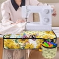 thumbnail image 4 of HELLHERO Sewing Machine Mat Sewing Accessories Sunflower & Corgi Design Removable Storage Bag Foldable to Keep Sewing Accessories Sew Machine Pad, 4 of 5