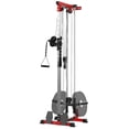 thumbnail image 1 of Edtara Home Gym Wall Mount Pull Down Machine, Floor Standing Cable System With Adjustable Seat, Knee Support, High and Low Pulley for Back Workouts, 400lb Capacity, 1 of 8