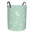 thumbnail image 3 of YFYANG Waterproof Laundry Hamper, Branch Floral Texture Pattern Laundry Basket Oxford Fabric with Handle Foldable, M, 3 of 8