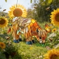 thumbnail image 1 of 2D Flat Cow Catcher Colorful Acrylic Style Window Hanging, 1 of 5