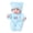Blue-BU Home Decor, variant on karymi Realistic Soft Body Dolls, 10 Inch Soft Doll with Outfits, PVC Play House Toys, Safe No Detachable Parts, Cute Bear Costume, Gift Idea Gift Ideas