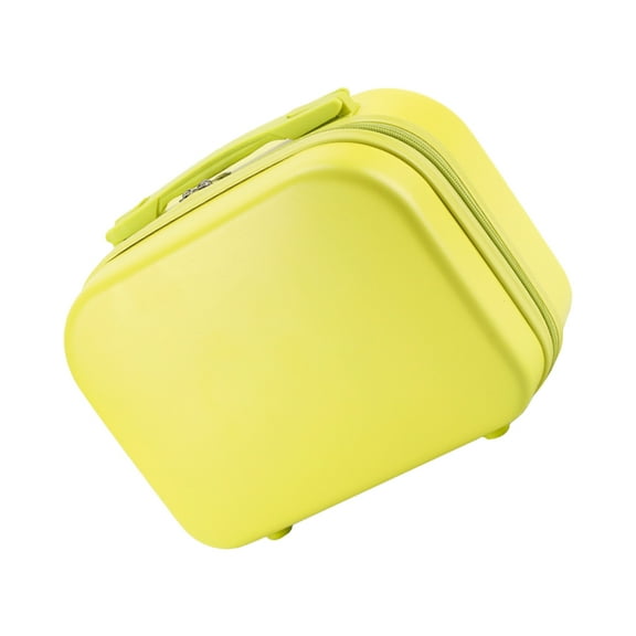 Yellow Portable Cosmetics Case for Women Made of ABS Material 1Pc