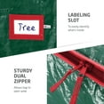 thumbnail image 5 of Artificial Christmas Tree Storage Bag - Fits Up to 7.5 Foot Holiday Xmas Disassembled Trees with Durable Reinforced Handles & Dual Zipper - Waterproof Material Protects from Dust, Moisture & Insects, 5 of 7