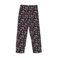 thumbnail image 4 of Kdxio Daisies Flowers Print Men's Sleep Pajama Pant Lounge Pants with Pockets, 4 of 8