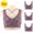 Purple, variant on Bras for Women, Women Pure Color Plus Size Ultra-Thin Large Bra Sports Bra Full Bra Cup Tops
