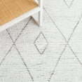 thumbnail image 6 of SAFAVIEH Casablanca Abby Diamond Cotton Area Rug, Ivory/Grey, 8' x 10', 6 of 8