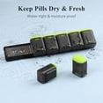 thumbnail image 4 of Weekly Pill Organizer Magnetic Removable Pill Box Day Time a Day Large Pill Case Travel Week Once Daily Medication Dispenser Medicine Container Holder for Supplement Vitamin Blac, 4 of 6
