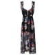 thumbnail image 2 of Vestido elegante Gallus con estampado floral y espalda descubierta para mujer, primavera/verano SG, 2 of 9