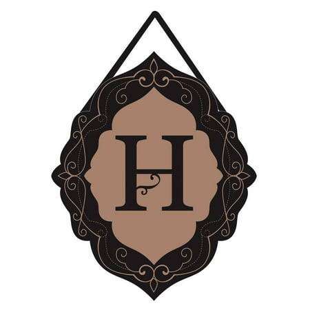 Evergreen Classic Monogram H Burlap Door Decor Keep Your Front