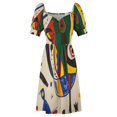 thumbnail image 4 of Joan Miro Vestido de manga corta Vestido de noche para mujer Vestidos de mujer ropa de verano para mujer 2025, 4 of 6