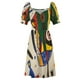 thumbnail image 4 of Joan Miro Vestido de manga corta Vestido de noche para mujer Vestidos de mujer ropa de verano para mujer 2025, 4 of 6