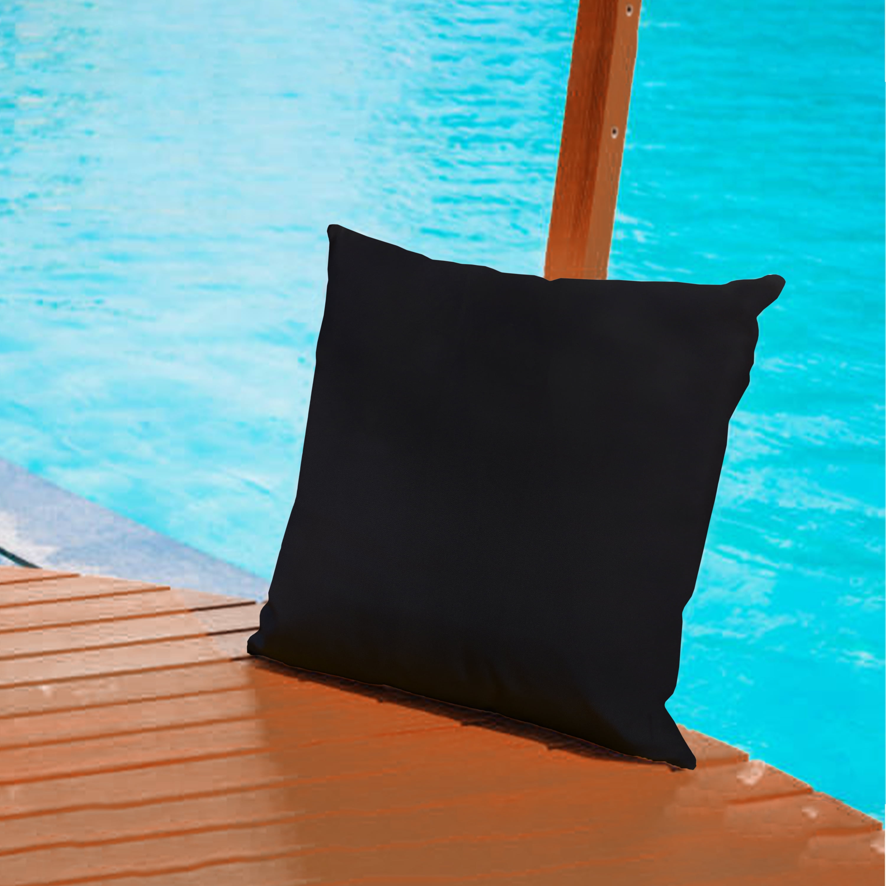 A1HC Outdoor Waterproof Pillow Covers 20x20 Inch, Pack of 2, Onyx – Luxurious Decorative Throw Pillow Covers for Garden, Sofa & Chairs