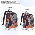 thumbnail image 4 of Daiia Astronaut With American Flag Vintage Canvas Backpack for Men and Women ,Hiking Backpack,Travel Laptop Bag for School,Large Capacity Backpack-Medium, 4 of 8
