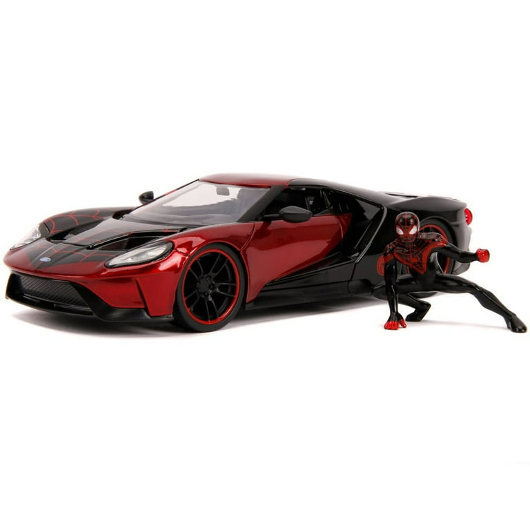 Jada Toys Spider-Man Miles Morales Ford GT 1:24 Vehicle & Figure