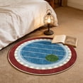 thumbnail image 5 of JHyouerji Round Floor Mat Soft Non Slip Area Rug Decorative Mat 15 Inch for Home Bathroom Bedroom Living Room, 5 of 8