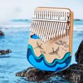 thumbnail image 1 of Portable Thumb Piano Multiple Tones Mini Resin Kalimba Finger Plucked Musical Instrument, 1 of 5