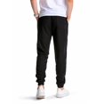 thumbnail image 4 of Aayomet Mens Joggers With Pockets Sweatpants for Men Loose Fit,Mens Sweatpants Open Bottom Drawstring Waistband with Pockets Mens Sweatpants,Black M, 4 of 5