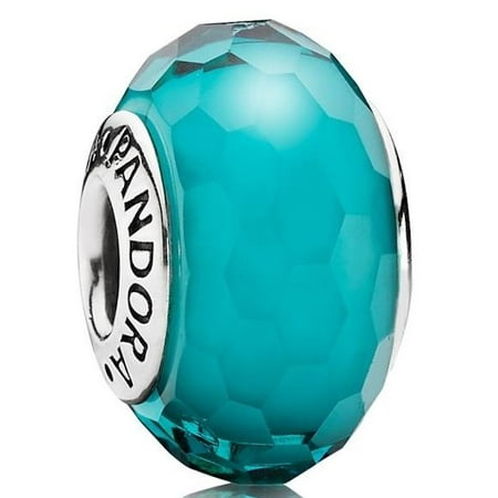 PANDORA Fascinating Teal Charm - Murano Glass - 791606 | Walmart